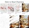 Paint By Number Floral Kit for Adults Beginners – DIY Acrylic Flower Canvas Painting Set for Home Wall Art Decor, 16x20 Inch (Without Frame)